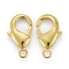 Brass Lobster Claw Clasps X-KK-903-G-NF-2