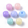 Opaque Acrylic Beads SACR-N009-16-2