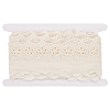 5 Yards Cotton Embroidery Flower Lace Ribbons SRIB-MA0001-04-1