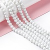 Painted Glass Bead Strands DGLA-S071-6mm-01-3