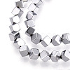 Electroplated Synthetic Non-magnetic Hematite Beads Strands G-T139-62A-3