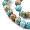 Dyed Natural Regalite/Imperial Jasper/Sea Sediment Jasper Beads Strands G-B124-C02-03-4