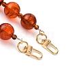 Acrylic Round Beaded Bag Handles FIND-WH0111-99-2