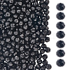 Opaque Solid Color Glass Beads Strands EGLA-LT0001-04B-6
