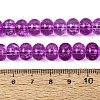 Crackle Transparent Glass Beads Strands GLAA-N074-02B-14-2