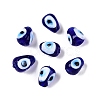 Handmade Evil Eye Lampwork Beads LAMP-T021-16B-1