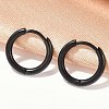 202 Stainless Steel Huggie Hoop Earrings EJEW-F111A-13mm-EB-2