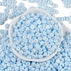 Opaque Colours Luster Glass Seed Beads X1-SEED-P008-01C-09-3
