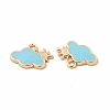 Alloy Enamel Charms FIND-A025-18G-01-1