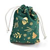 Gold Stamping Christmas Velvet Storage Bags ABAG-Q053-01B-01D-2