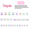 CHGCRAFT 220Pcs Transparent Acrylic Beads Sets TACR-CA0001-26-2