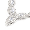 Alloy Rhinestone Necklaces & Stud Earring Sets for Women SJEW-U001-01P-02-5