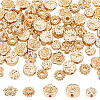 80Pcs 5 Style Rack Plating Alloy Beads FIND-DC0001-47-1