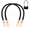 Imitation Leather Braided Round Cord Bag Handles with Zinc Alloy Clasps FIND-WH0126-941A-01-1