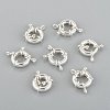 Rack Plating Brass Spring Ring Clasps KK-D399-B-S-NF-1