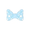 Bowknot Silicone Focal Beads SIL-SZC0003-13G-1