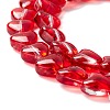 Transparent Glass Beads Strand GLAA-F112-01G-4