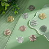 20Pcs 5 Colors Brass Pendants KK-HY0001-47-5