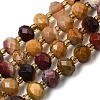 Natural Mookaite Beads Strands G-D105-B04-5