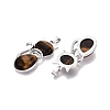Natural Tiger Eye Pendants GG-N001-03P-02-2