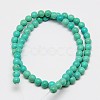 Synthetic Turquoise Beads Strands TURQ-G106-8mm-02D-4