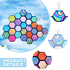 Polymethyl Methacrylate Honeycomb Pendant HJEW-WH0048-03S-5