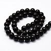 Natural Golden Sheen Obsidian Beads Strands G-F364-08-10mm-2
