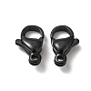 Spray Painted 304 Stainless Steel Lobster Claw Clasps STAS-R120-01D-02-1