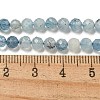 Natural Aquamarine Beads Strands G-F509-10-4mm-01-2