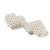 Plastic Imitation Pearl Woven Beads KY-G028-01-2