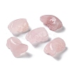 Natural Rose Quartz Carved Healing Figurines G-B062-05D-1