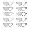 10Pcs Stainless Steel Connector Charms STAS-SZ0003-17A-1