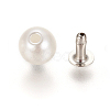 ABS Plastic Imitation Pearl Rivet Studs X-KY-L076-A-01-4