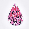 Printed Wooden Big Pendants LS-X-WOOD-S051-01N-1
