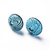 Transparent Handmade Blown Glass Globe Beads X-GLAA-T012-46-3