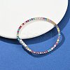 925 Sterling Silver Micro Pave Cubic Zirconia Tennis Bracelets for Women BJEW-C117-01A-P01-2