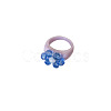 Retro Lovely Resin and Quartz Crystal Finger Rings FS-WG43D53-03-2
