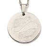 Non-Tarnish Constellation Pendant Necklaces NJEW-S422-04P-12-1