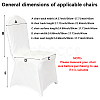 Spandex Stretchy Dinning Chair Cover AJEW-WH20018-319A-2