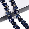 Dyed Natural Lapis Lazuli Beads Strands G-N371-10A-02-1