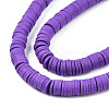 Handmade Polymer Clay Beads Strands CLAY-R089-6mm-013-7