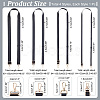 4Pcs 4 Style Canvas Adjustable Bag Straps FIND-WR0009-22-2