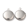 Non-Tarnish 316 Surgical Stainless Steel Locket Pendants STAS-C077-05P-1