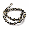 Handmade Millefiori Glass Flat Round Bead Strands LK-P011-20-3