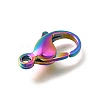316 Stainless Steel Lobster Claw Clasps STAS-D288-09RC-2