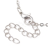 Brass Cable Chain Necklaces NJEW-JN04511-06-3