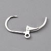 Brass Leverback Earring Findings KK-O131-09S-3