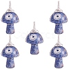 Natural Sodalite Pendants PALLOY-SW0004-10-1