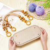 3Pcs 2 Styles PU Leather & Iron Oval Bottom FIND-PH0003-54-6