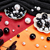 ABS Plastic Imitation Pearl Beads KY-WH0001-029B-4